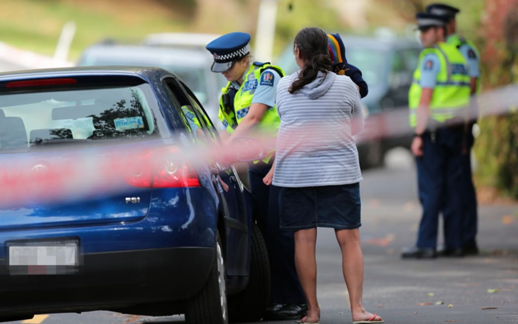 The scene where a Toddler was hit by car in Mt Eden RoadToddler hit by car in Mt Eden Road