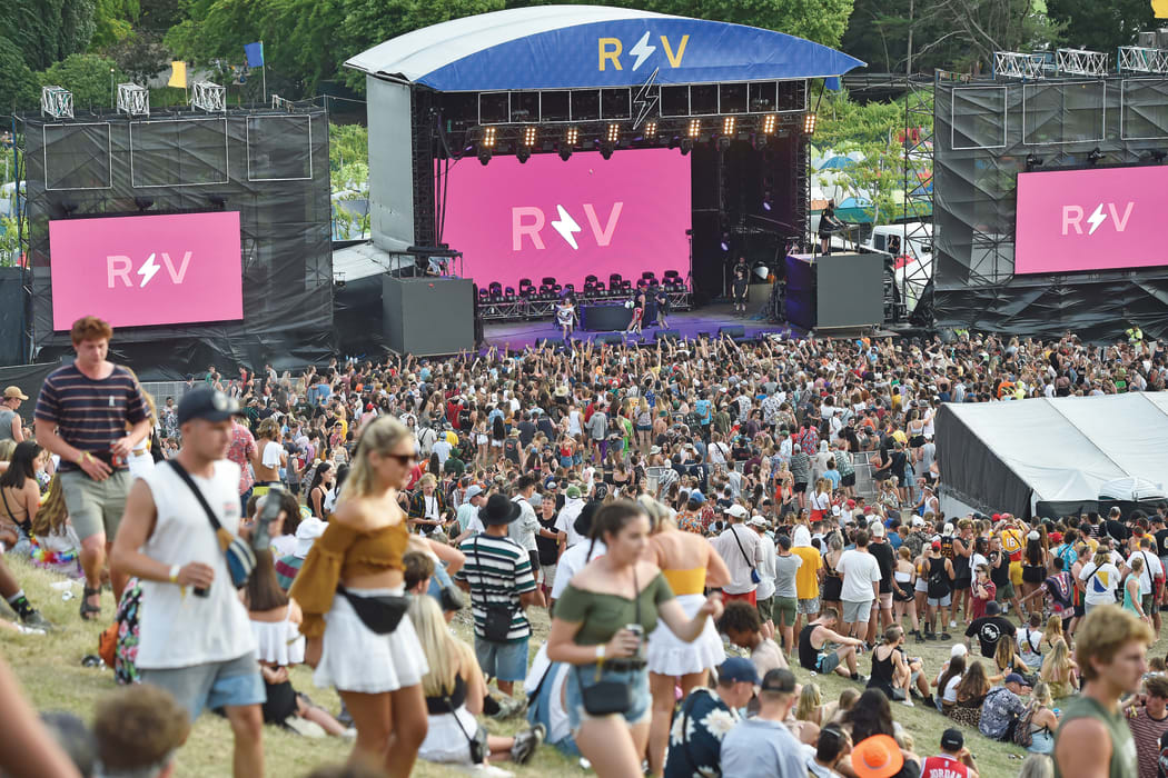 Rhythm and Vines - About 23,000 people attended the festival at Waiohika Estate in Gisborne each day between 28 December and 1 January.