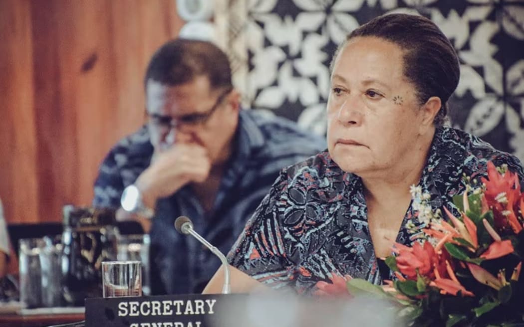 Dame Meg Taylor served as Secretary General of the Pacific Islands Forum between 2014 and 2021.(Photo: Pacific Islands Forum Secretariat)