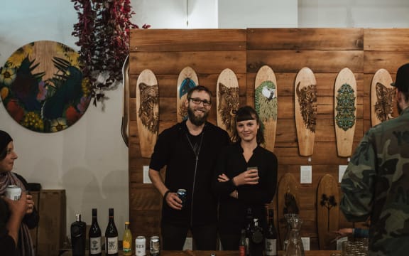 Paper Rain owners Indigo Greenlaw and Wills Rowe