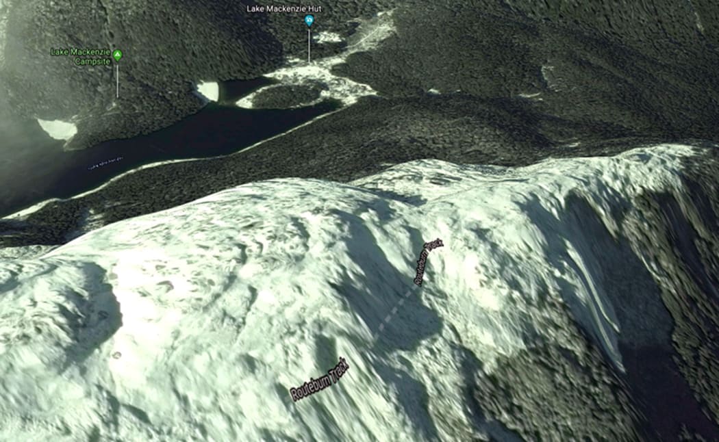 Ocean Spur, above Lake McKenzie, near where Czech tramper Ondrej Petr died in 2016 following an alpine mishap.