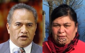 Tukoirangi "Tuku" Morgan and Nanaia Mahuta.