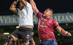 The Fiji Warriors win possession.