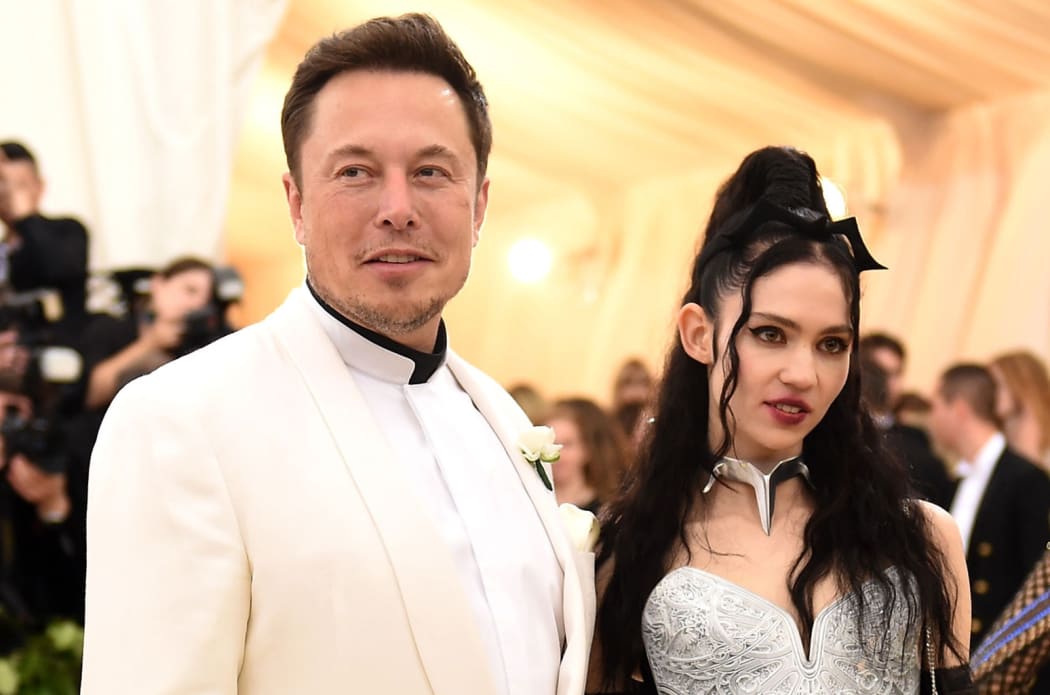 Elon Musk and Grimes at the Met Gala