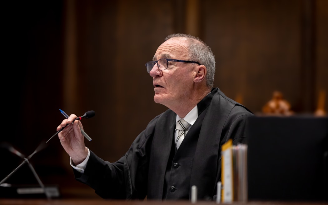 Justice Peter Churchman in court for Julia Deluney case