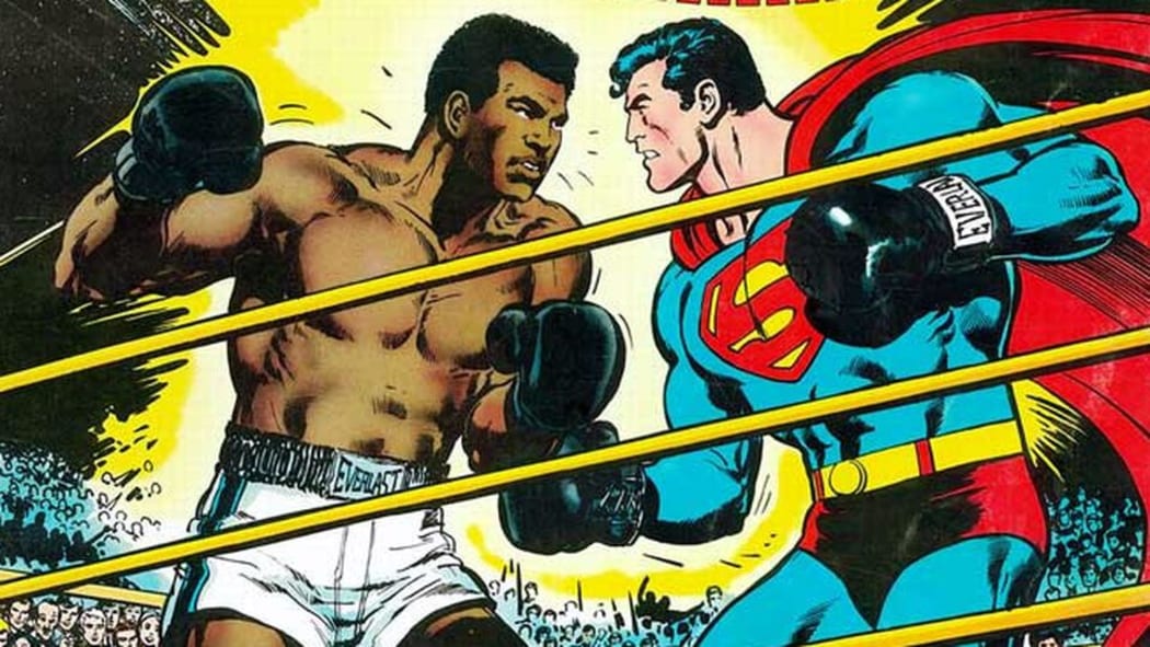 Ali vs Superman cover