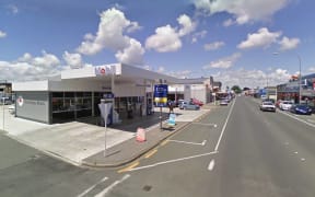 The Mobil petrol station forecourt in Maniapoto St, Ōtorohanga where Te Kūiti father-of-six Anthony Bell died after a fight with Benjamin and Frank Sweeney on October 2, 2021.