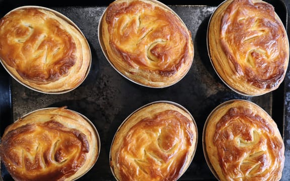 Barbecue Mince and Smoked Cheese Pies from Who Made All the Pies: The ultimate collection of pastry treats for every Kiwi household by Wendy Morgan, photography by Wendy Morgan, published by Bateman Books