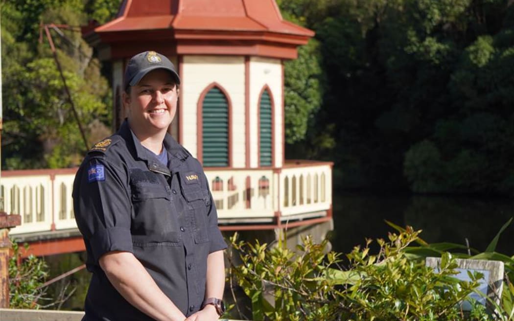 Chief petty officer Julie O'Hara of HMNZS Matataua and the Navy's search, survey and recovery team.