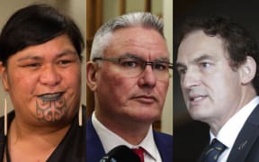 Nanaia Mahuta, Kelvin Davis and Stuart Nash