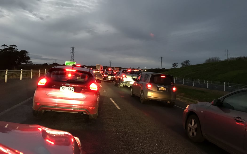 Gridlock on State Highway 1.