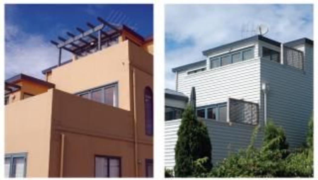 In this project involving a full reclad over a cavity after replacement of rotted framing, the windows were removed, refurbished and reinstalled with head flashings that incorporate a stop-end and a modified reveal.
