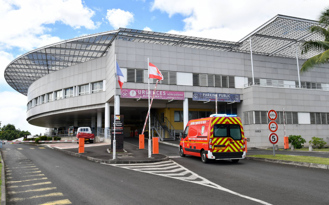 An exterior view of the French Polynesia Taaone Hospital in Papeete. - The coronavirus seemed to have almost disappeared from French Polynesia between March and July. But with the Delta variant, it returned with unprecedented violence, saturating the Tahiti hospital centre within a month.