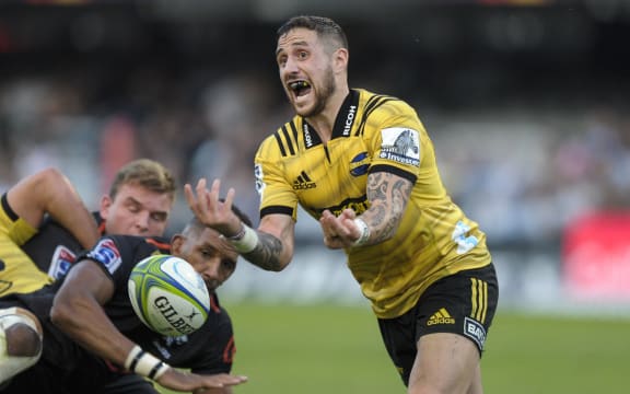 Hurricanes halfback TJ Perenara.