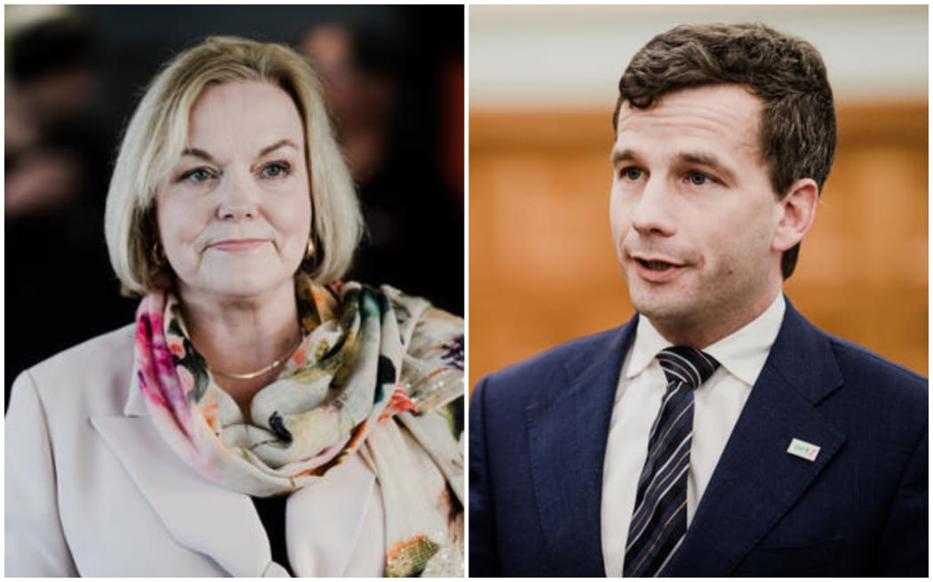 Judith Collins and David Seymour