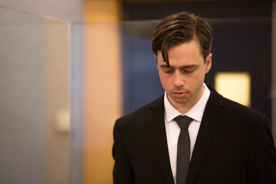Dustin La Mont at the High Court, 25 October 2016.