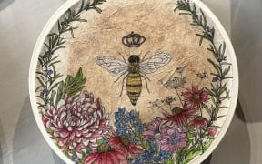 Black Shag biscuit tin art