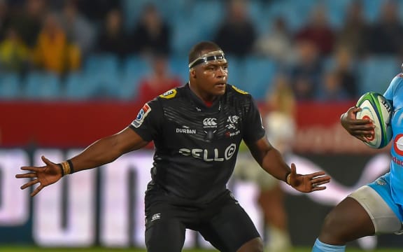 Chiliboy Ralepelle of the Sharks 2018.