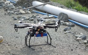 Fulton Hogan has started using a six-bladed hexicopter drone to survey North Otago's eroding coastline.