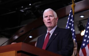 File photo: Republican Mo Brooks speaks at a news conference in June