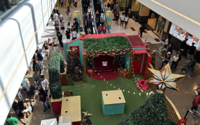 Shoppers at Sylvia Park, Auckland, on Boxing Day 2025.