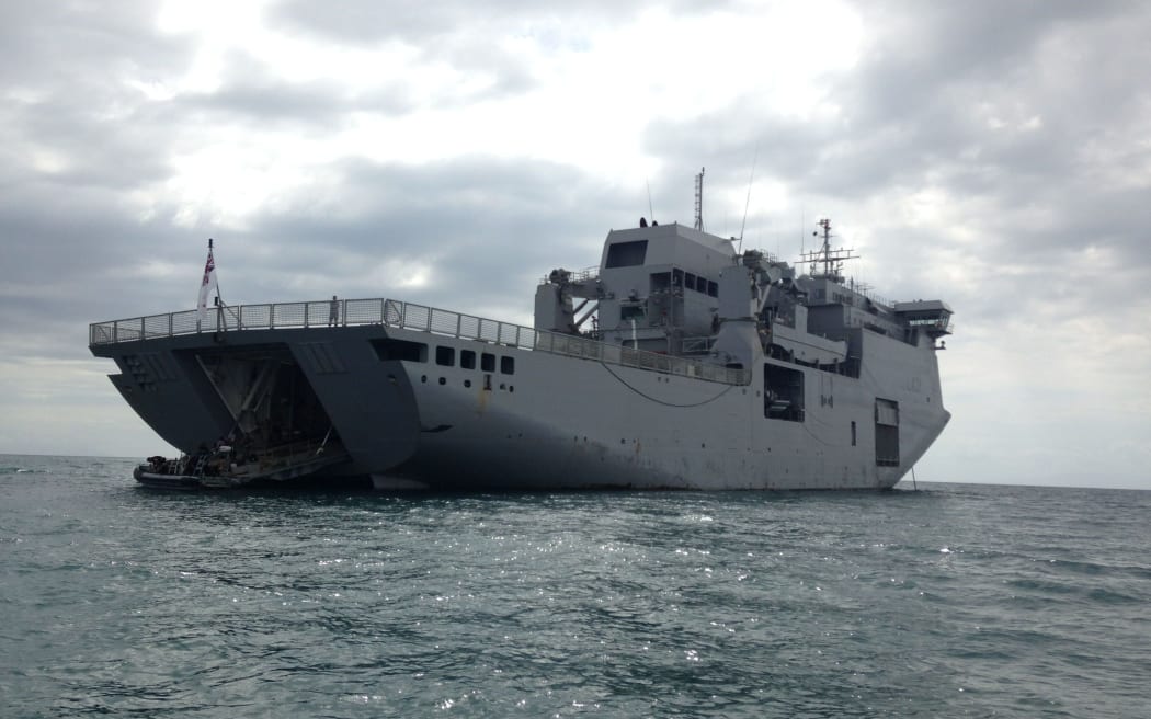 HMNZS Canterbury.