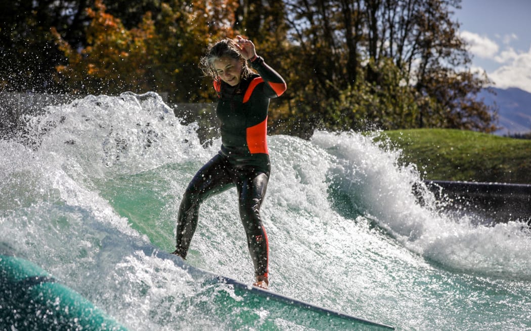 YourWave allows people to practice their surf skills.