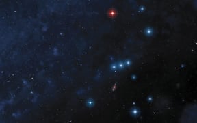 Illustration of the constellation of Orion, one of the most conspicuous in the night sky. Situated on the celestial equator, Orion is visible from most parts of the world. (Photo by MARK GARLICK/SCIENCE PHOTO LIBRA / MGA / Science Photo Library via AFP)