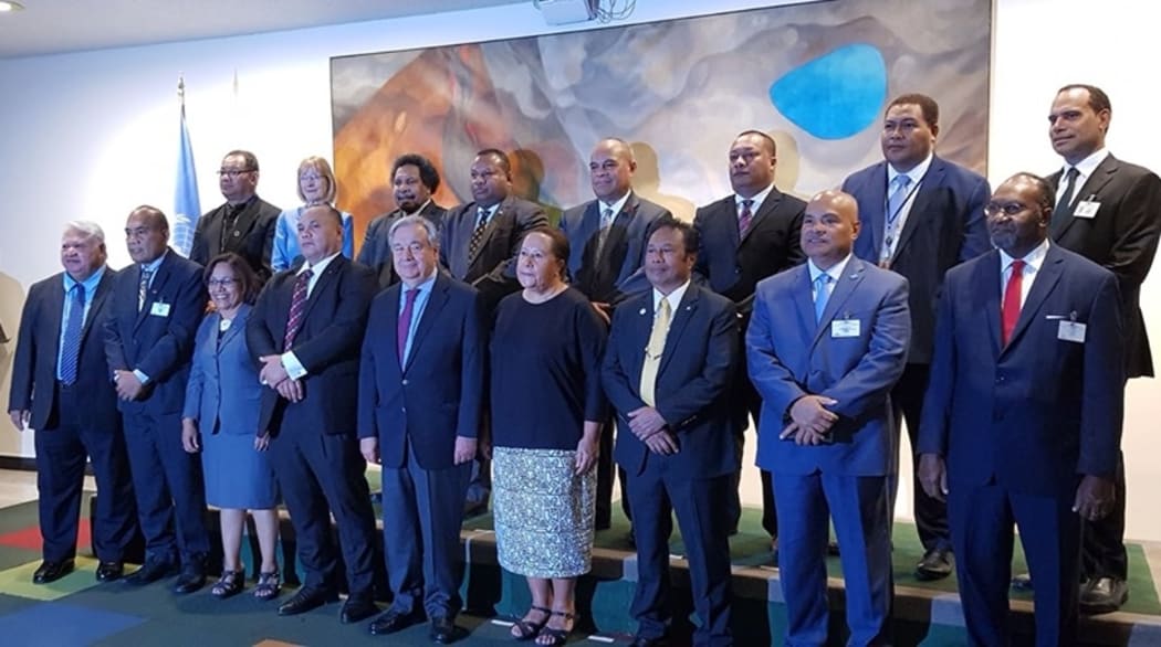 Pacific leaders meet in New York with UN Secretary General Antonio Guterres.