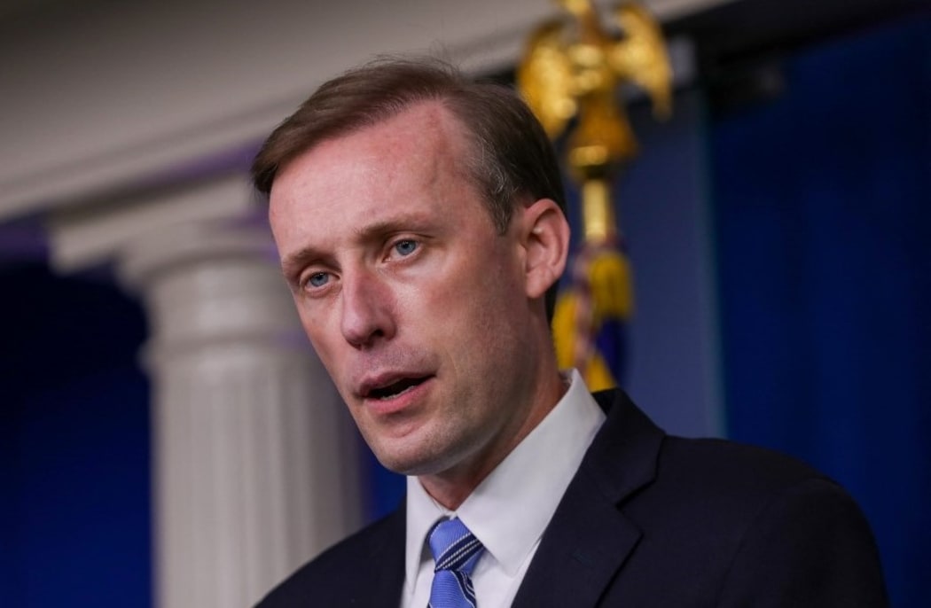 WASHINGTON, USA - AUGUST 23: Jake Sullivan, US President Joe Bidenâs national security advisor holds a press conference on developments in Afghanistan, in the James Brady Press Briefing Room of the White House on August 23, 2021 in Washington, DC, United States.