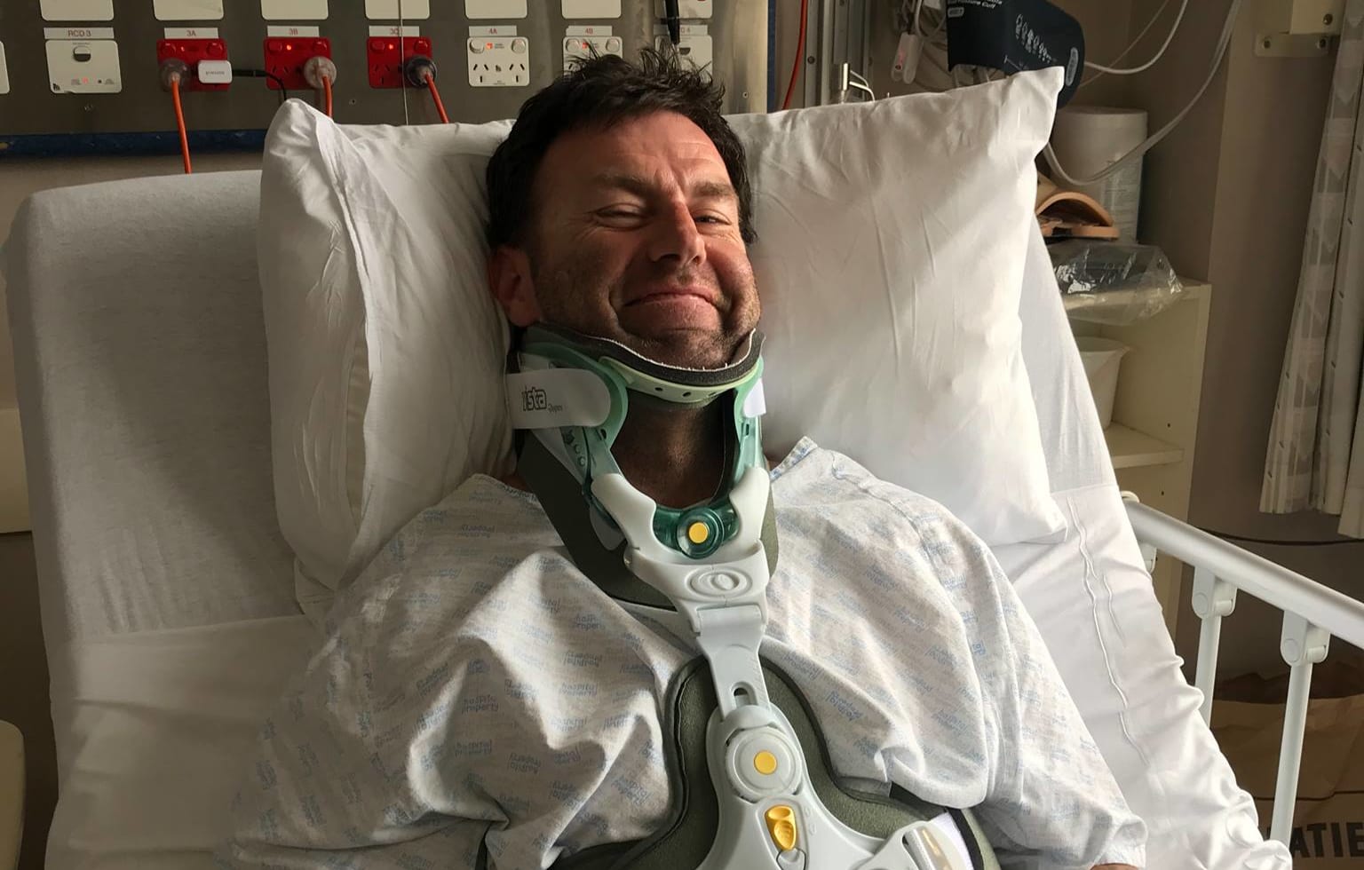Ryan Walsh recovering in hospital.