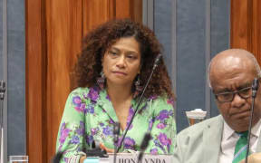 Lynda Tabuya during a parliament session in December 2024.