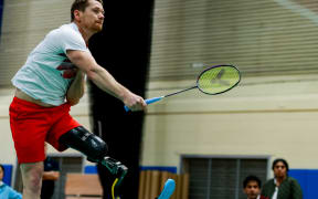 Paralylmpic badminton player Wojtek Czyz