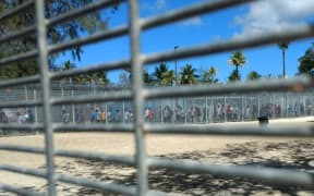 Protest at the Manus Island detention centre 28-8-17.