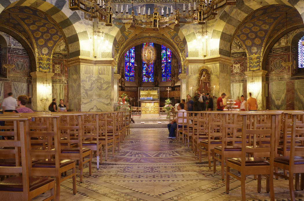 Inside Aachen Cathedral