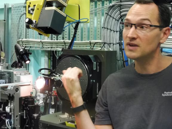 Tom Caradoc-Davies is a protein crystallographer who uses the synchrotron to describe the exact structure of molecules.