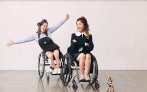Rebecca Dubber (L) and Olivia Shivas