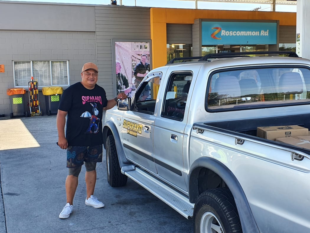 Tuala Tugaloa Tusani is a businessman and community leader whose days are currently spent delivering necessities to some of the most vulnerable.