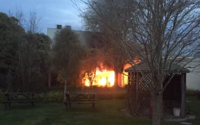 The fire at Tait Communications left the building heavily damaged.