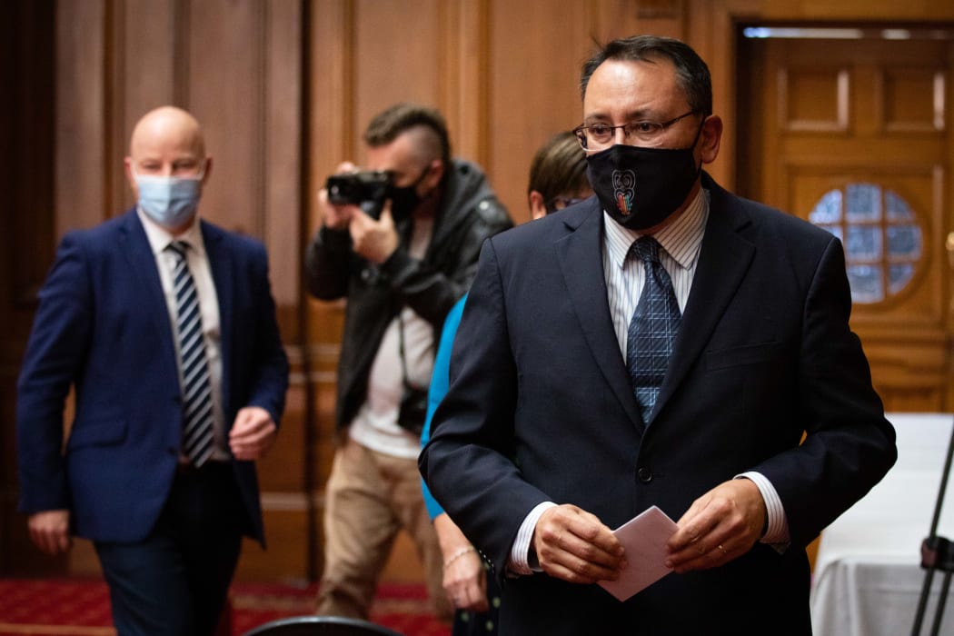 Shane Reti addresses media after Judith Collins loses her leadership