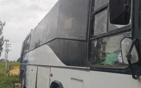 Tony's house bus was struck by lightning.