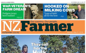 NZ Farmer's latest issue announcing the closure of the paper in print.
