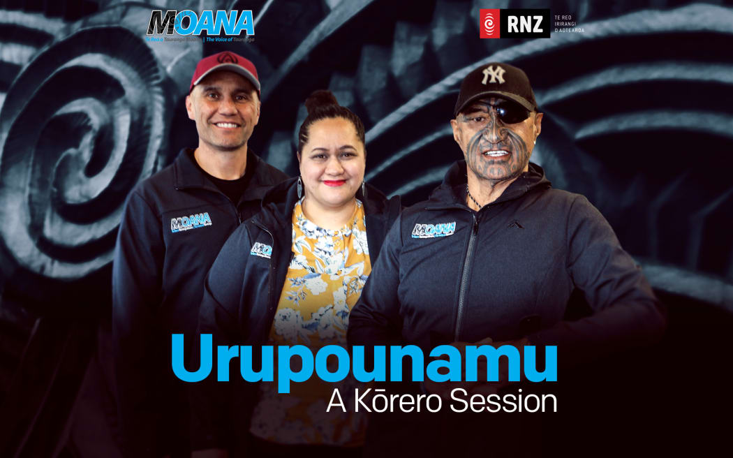 Urupounamu hosts Ngairo Eruera, Justine Murray and Te Kehukehu Patara.