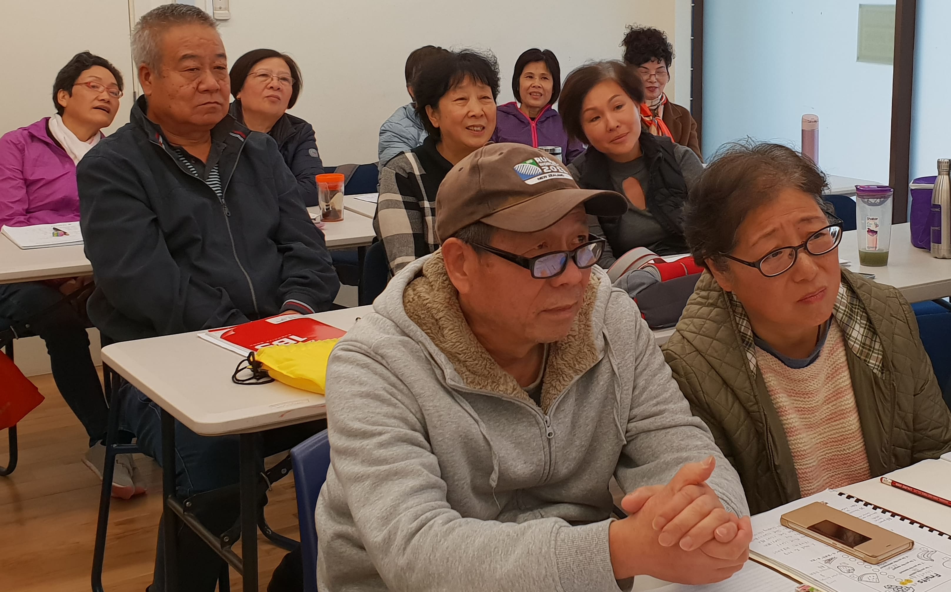 Guo Qin in class