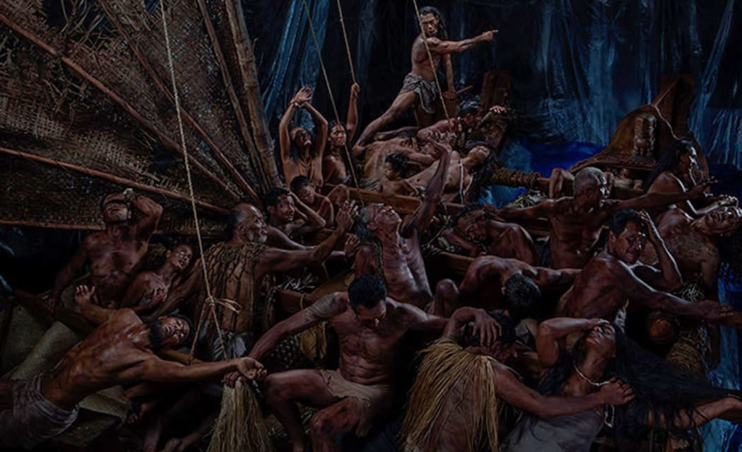Greg Semu, The Arrival, 2014-15, C type photograph, 126.5 x 168.7 cm, Courtesy of Pataka Art + Museum