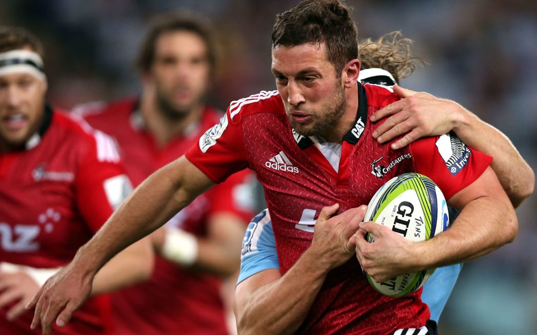 Tom Taylor on the burst for the Crusaders.