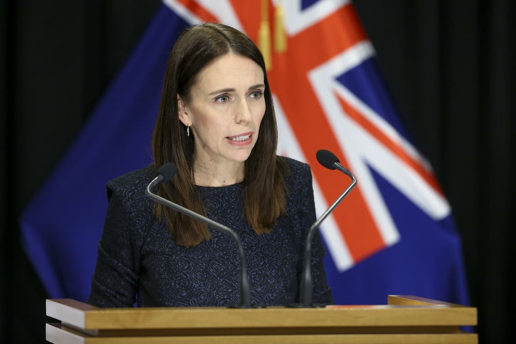 Prime Minister Jacinda Ardern speaks to media during a press conference at Parliament on March 31, 2020 in Wellington, New Zealand.