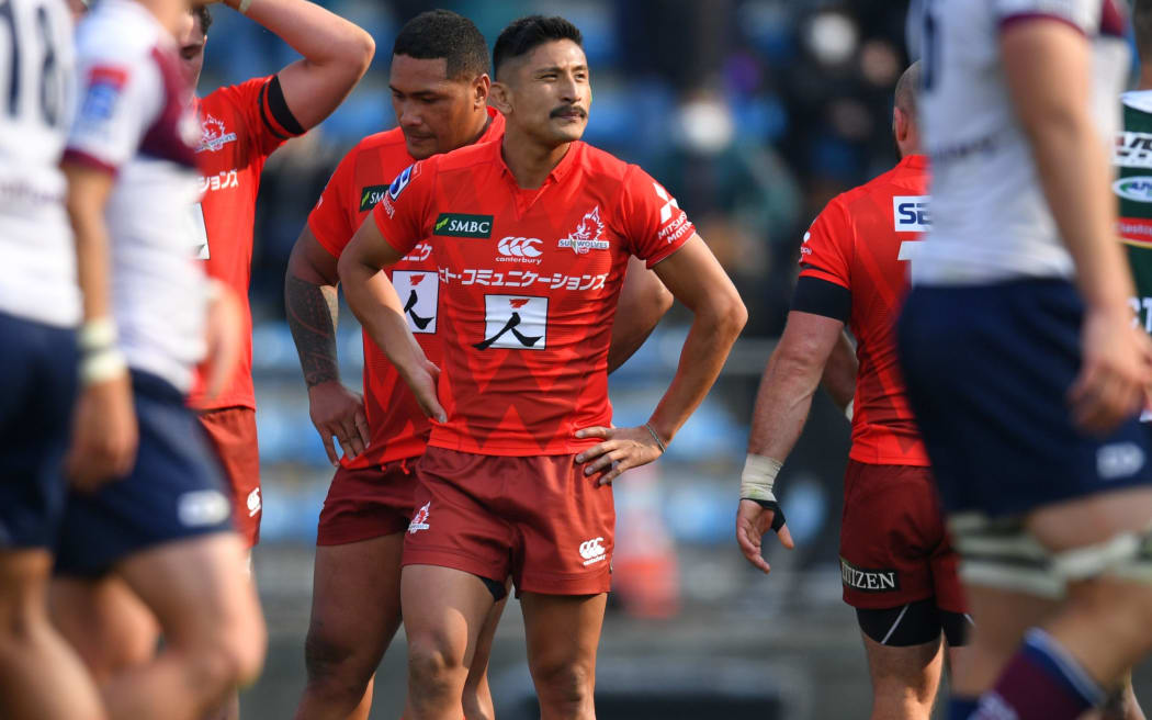Sunwolves player Keisuke Uchida during their loss to the Reds in Tokyo.