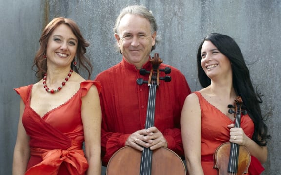 New Zealand Chamber Soloists (l to r: Katherine Austin, James Tennant, Lara Hall)