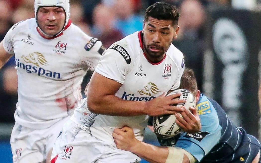 Charles Piutau on the burst for Ulster.
